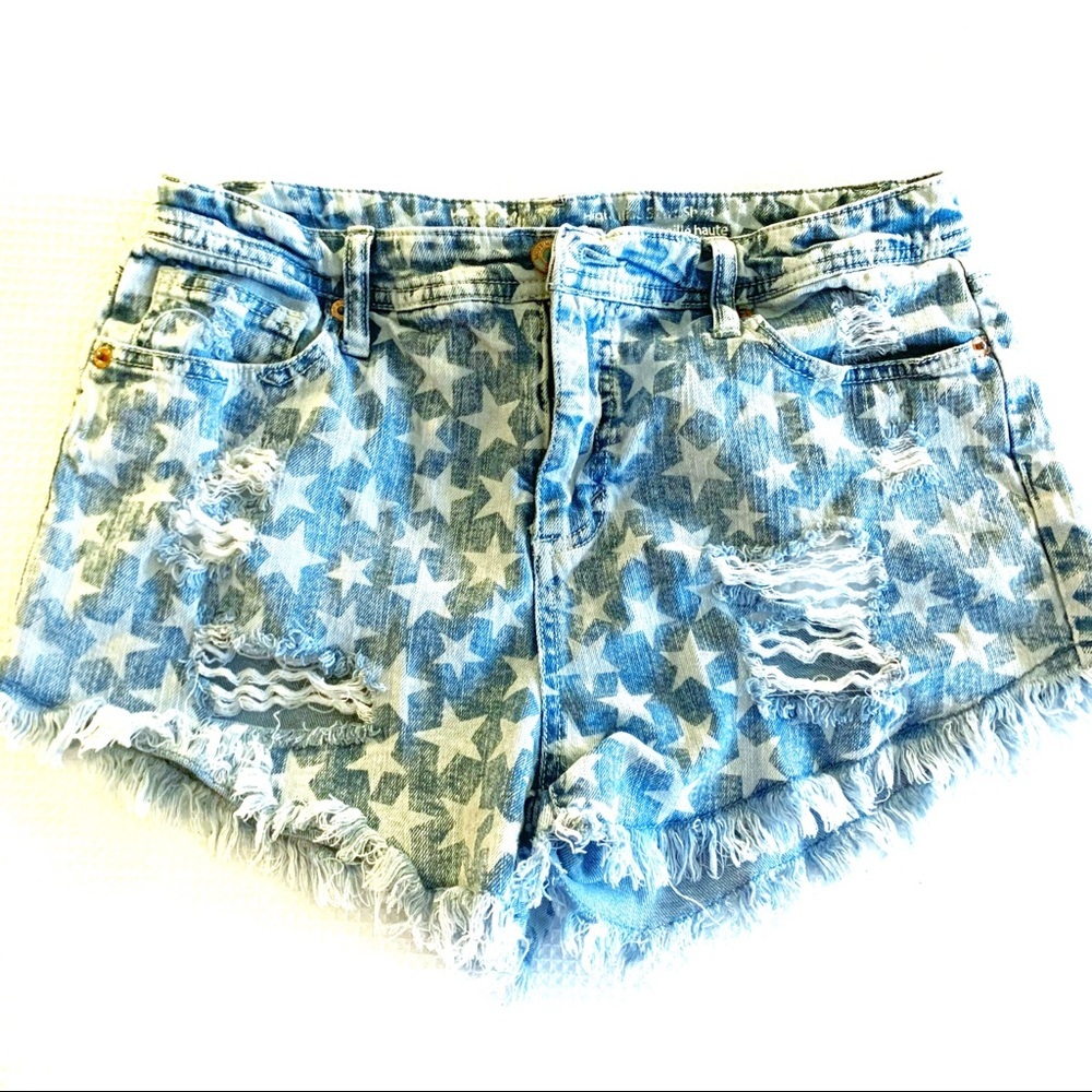 Mossimo cut off high rise jean shorts